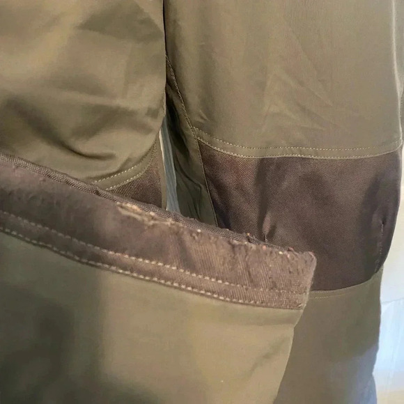 L.L. Bean Kids Gray Snow Bib. See pics for wear - Picture 5 of 6